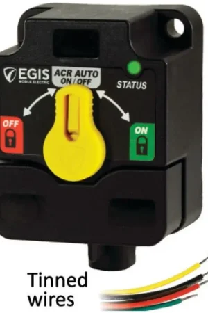 Egis XD Flex 2 Single (VSR) con Manopola - Cavi Volanti - Relè di Disconnessione Bistabile per Batteriaal Piombo e Litio - Nautica e Vela Offerta Speciale