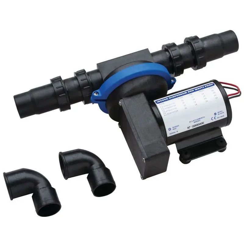 Scelto Dai Clienti Pompa per acque reflue 32 LPM 12V Osculati per gestione WC marini, costruzione robusta e materiali anti-corrosione, ideale per sistemi di scarico con serbatoio acque nere.