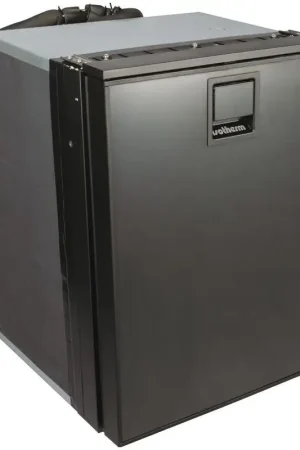 Quantità Limitata Frigorifero Nautico Isotherm Cruise Elegance Total Black 49 L, 12/24V, Design Moderno, Illum. LED, Resistente alla Corrosione, Porta con Serratura Magnetica