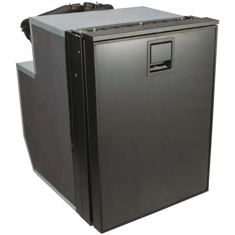 Quantità Limitata Frigorifero Nautico Isotherm Cruise Elegance Total Black 49 L, 12/24V, Design Moderno, Illum. LED, Resistente alla Corrosione, Porta con Serratura Magnetica