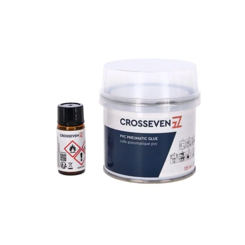 Direttamente Dal Produttore Crosseven Adesivo Bicomponente per PVC - Incollaggio ad Alte Prestazioni per Imbarcazioni, Resistente all'Umidità e alle Temperature fino a 60°C, Asciugatura Rapida.