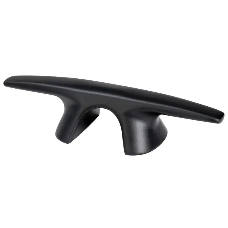Bitta Bull Dog Black Line 250 mm in acciaio inox lucido con trattamento superficiale nero, resistente alla corrosione e durevole per applicazioni nautiche. Offerta Lampo