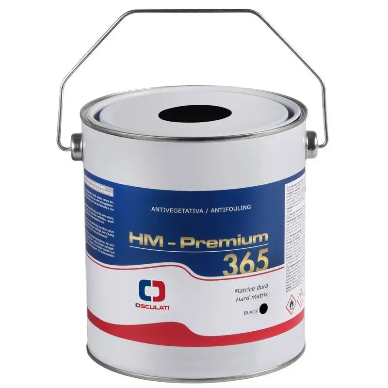 Antivegetativa a matrice dura Premium 365 nera 2,5 l per scafi in VTR, alluminio e legno, protezione annuale in aree aggressive, applicazione a partire da 10°C. Scelto Dai Clienti