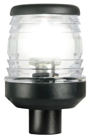 A Buon Prezzo Fanale 360° LED Nero con Codulo in Policarbonato e AISI 316 per Imbarcazioni fino a 20 m - Illuminazione Nautica di Qualità
