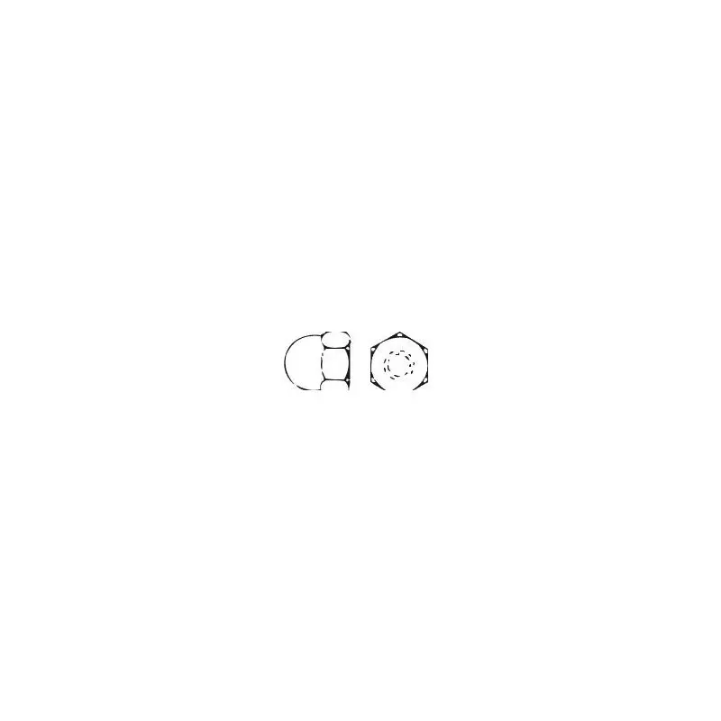 Dadi ciechi a calotta UNI 5721 DIN 1587 in AISI 304 - 16mm - Forniture Nautiche Economico