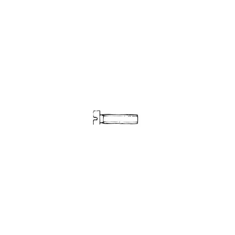 Viti testa cilindrica interamente filettata AISI 304, taglio a cacciavite, UNI 6107 DIN 84 - 8X80 mm per nautica e barche Compra Online