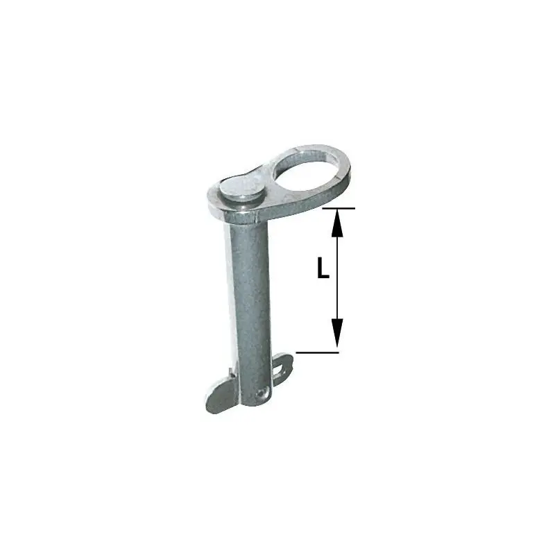 Spina con linguetta di fermo in acciaio inox con molla interna e dente di sicurezza per nautica e barche Sconto