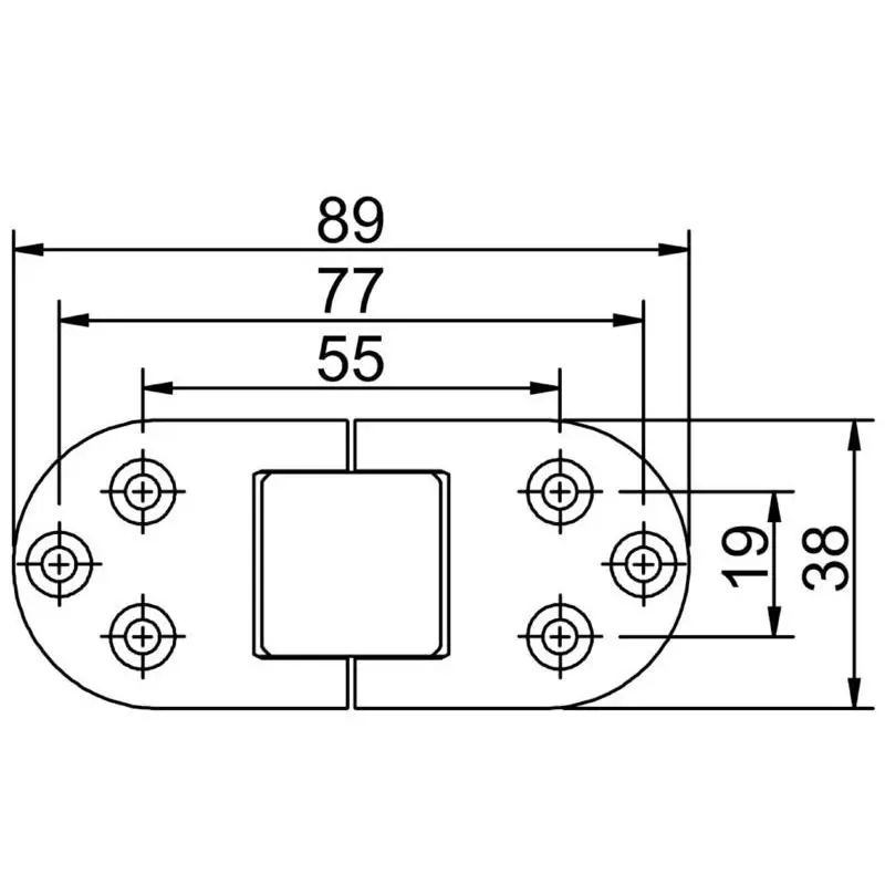 Consegna Rapida Cerniera di precisione microfuse, rotazione 180°