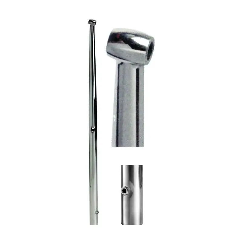 Candeliere per Basetta Maschio Osculati in Acciaio Inox AISI 316 Lucidato a Specchio con Fissaggio Rotante per Allineamento Perfetto con il Trincarino Occasione Imperdibile
