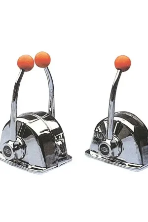Bestseller Monoleva TELEFLEX Morse serie MT - Comando Acceleratore e Invertitore Cromato per Consolle Nautica