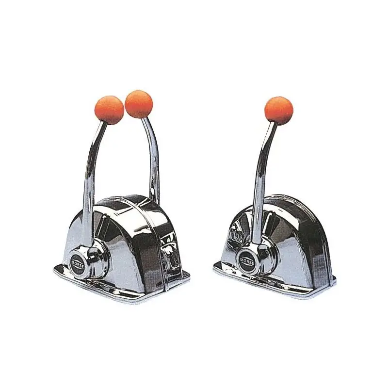 Bestseller Monoleva TELEFLEX Morse serie MT - Comando Acceleratore e Invertitore Cromato per Consolle Nautica