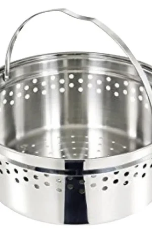 Must-Have Batteria di pentole impilabile Popote in Acciaio Inox AISI 316 Lucidato a Specchio con Manici Removibili - Compatibile con Fuochi ad Induzione