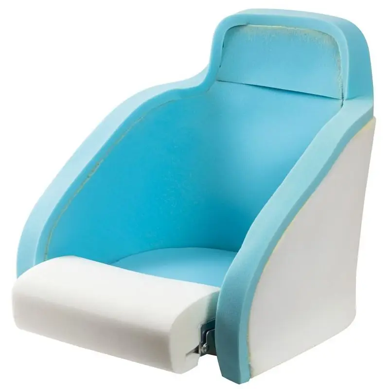 Economico Sedile Anatomico Imbottito con Flip Up H54 - Alta Densità e Normative ABYC - Ideale per la Nautica e Barche