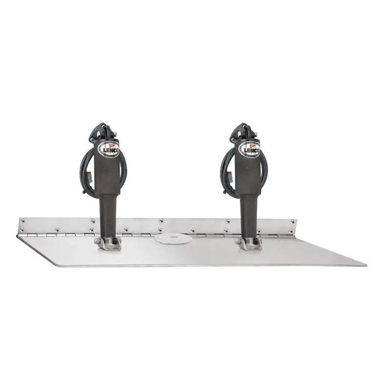 Prezzo Basso Kit Correttori d'Assetto LENCO Super Strong per Scafi Veloci e Pesanti - Alettoni in Acciaio Inox e Cilindri Azionatori 12V/24V per Ottimizzazione della Stabilità in Navigazione