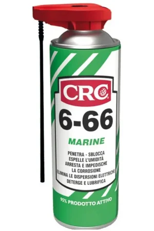 CRC 6-66 - Protettore Anti-Ossidazione e Antiumidità per Nautica e Vela - Resistente all'Acqua - Soluzione Prolungata per la Manutenzione delle Barche Professionale
