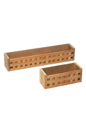 Contenitore Multiuso in Teak 250x100x100 mm per Nautica e Vela - Pratico e Resistente Occasione Imperdibile