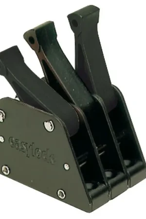 Stopper EASYLOCK per vela - Dispositivo brevettato per cazzare e lasciare la scotta sotto sforzo - Carcassa in alluminio anodizzato, acciaio inox e Delrin - Ideale per scafi da 6 m a 9 m. Quantità Limitata