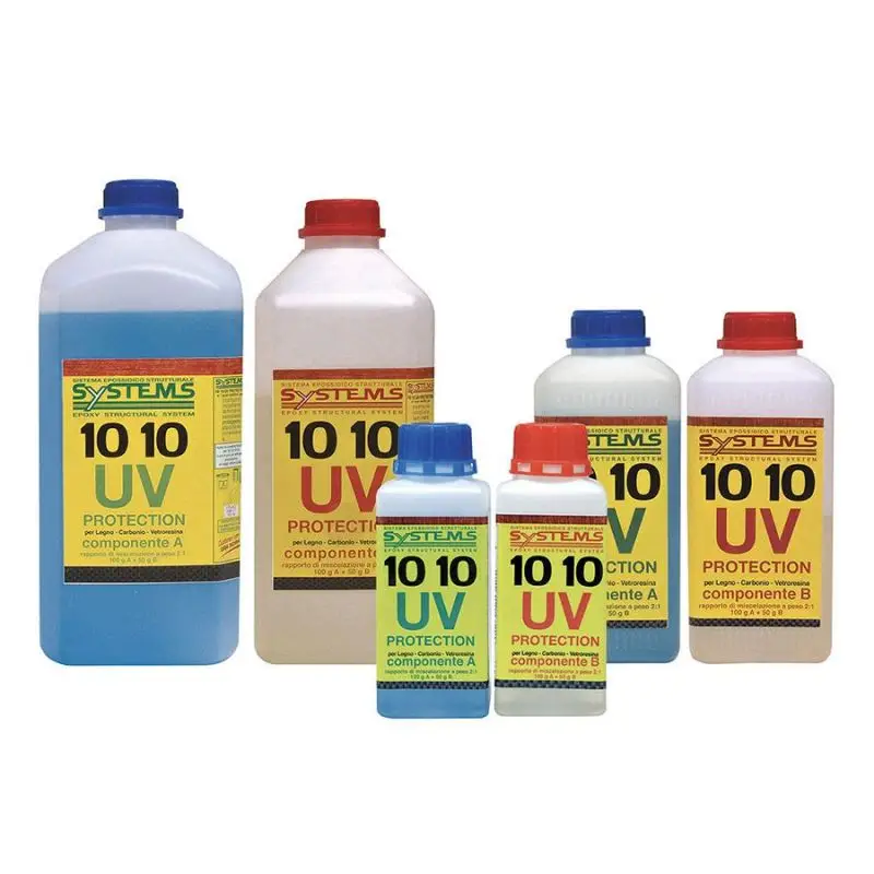 Resina epossidica bicomponente C-Systems 10 10 UV Protection resistente ai raggi UV - Cecchi Gustavo - Protezione e riparazione per finiture in carbonio, legno e vetroresina - Formati: 750 g, 1.5 kg, 4.5 kg Reso Gratuito