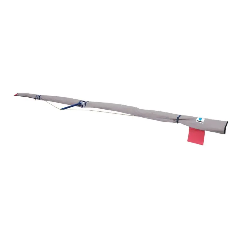 Copertura Imbottita per Albero 420 Optiparts - Resistente e Idrorepellente con Chiusura Velcro e Cinghie Aggiuntive, Completa di Bandiera di Sicurezza Rossa, Colore Grigio Promozione Esclusiva