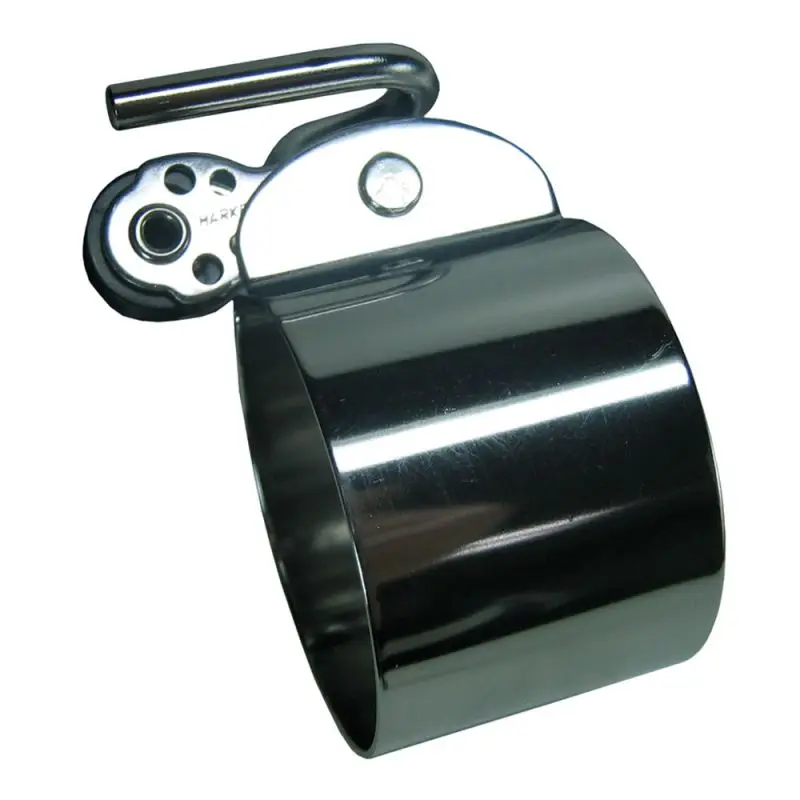 Compra Online Cursore per Base Randa Laser® e ILCA® Optiparts - Gancio in Acciaio Inox AISI 316 con Bozzello Harken 16mm - Installazione Veloce per Nautica e Vela