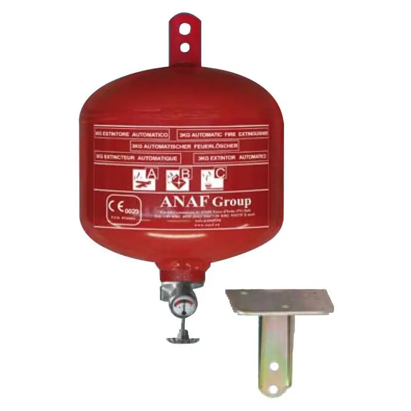 Estintore Automatico 3 Kg per Vele e Barche - Massima Sicurezza con Manometro e Attivazione a 70° nel Vano Motore Ultime Pezzi