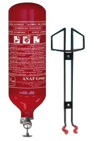 Direttamente Dal Produttore Estintore Automatico 2 Kg per Vano Motore con Manometro di Controllo - Sicurezza Nautica Anaf Antincendi