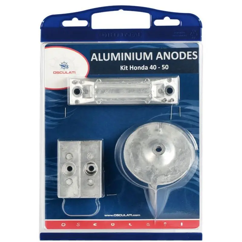 Pagamento Sicuro Kit Anodi Fuoribordo in Zinco per Motori Honda 40/50 Hp - Tecnoseal