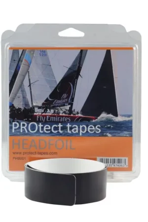 Subito Disponibile Nastro Headfoil Nero 40mm x 2m PROtect Tapes - Accessorio Nautico per Vela e Barche