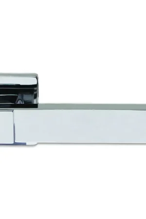 Promozione Maniglie per porte in ottone Cromo Perla - Foresti e Suardi - Complete di bocchette in poliammide e perno quadro 8 mm per nautica e barche
