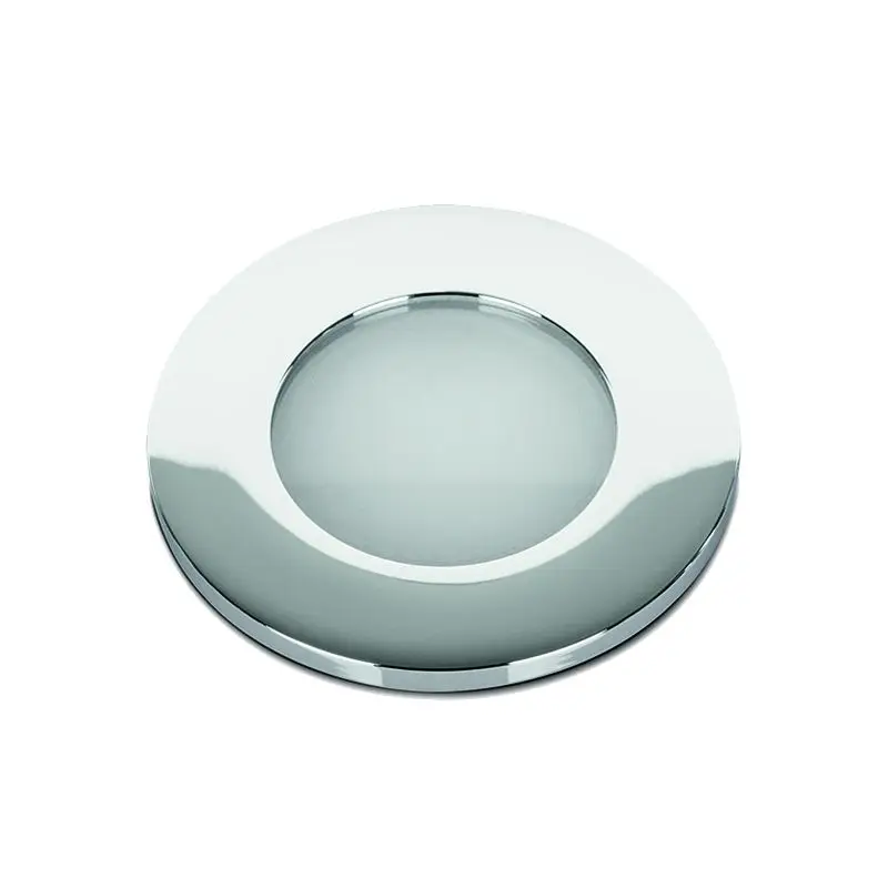 Prezzo Ridotto Spot per interni SEXTANS S in ottone argento Cromato FX Alogena - Illuminazione diffusa con diffusore in vetro sabbiato - Marca Foresti e Suardi - Opzioni LED e diverse temperature di colore disponibili.