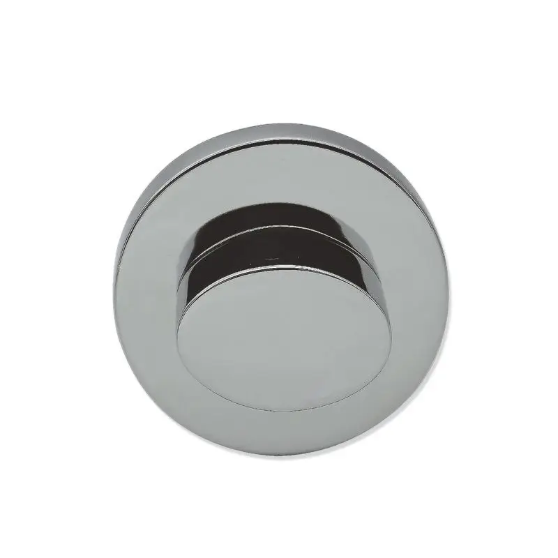 Saldi Nottolini per Porte in Ottone Cromo Perla - Foresti e Suardi, Coppie Complete con Nottolino di Emergenza, Bocchette in Poliammide e Perno Quadro 7 mm