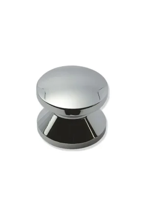 A Buon Prezzo Pomoli in Ottone Argento Cromato Ø 23 mm per Portelli e Cassetti - Foresti e Suardi