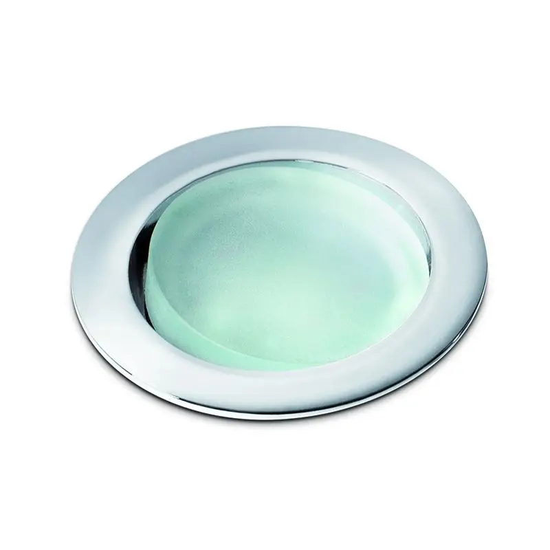Compra Online Spot Orientabile Foresti e Suardi PHOENIX AV in Ottone Argento Cromato con Power LED 3 3200 °K Bianco - Illuminazione Nautica di Alta Qualità per Esterni