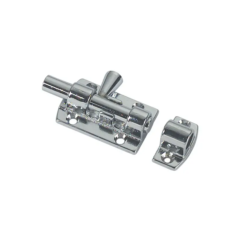 Fermaporta in ottone argento cromato 90 mm - Foresti e Suardi - Design elegante per barche e nautica Sconto