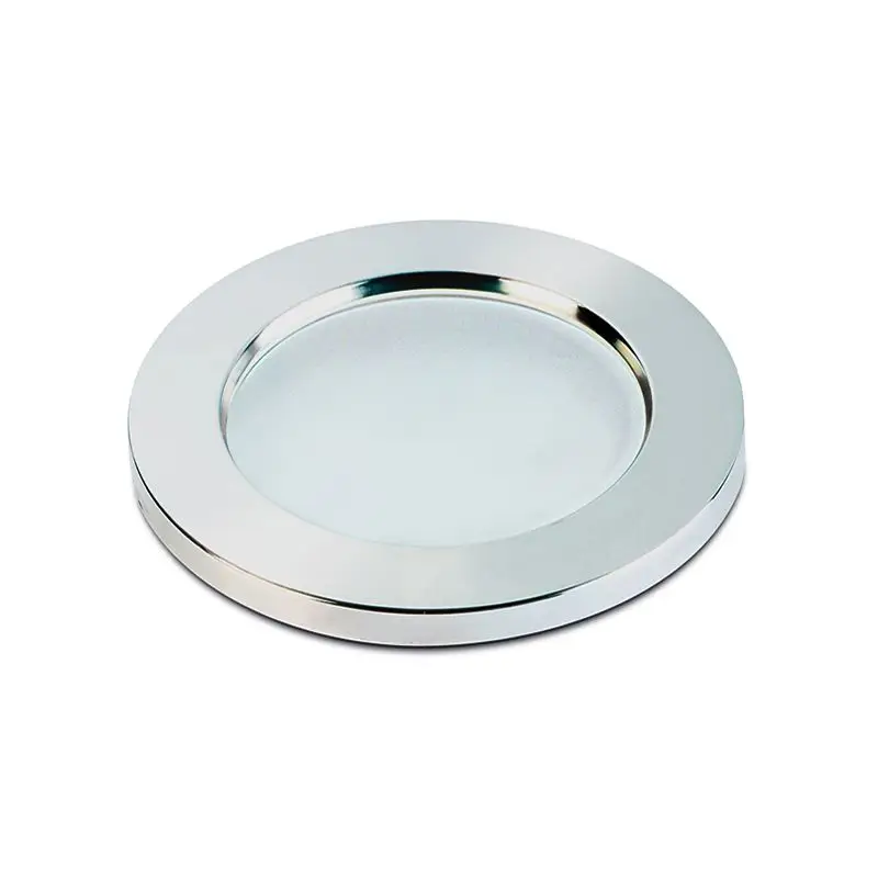 Solo Oggi Spot interno ASTEROPE M Inox lucido Alogena - Foresti e Suardi - Illuminazione nautica di alta qualità con corpo in tecnopolimero e anello in acciaio inox AISI 316 L. Fissaggio con viti o molle, ideale per ogni ambiente nautico.