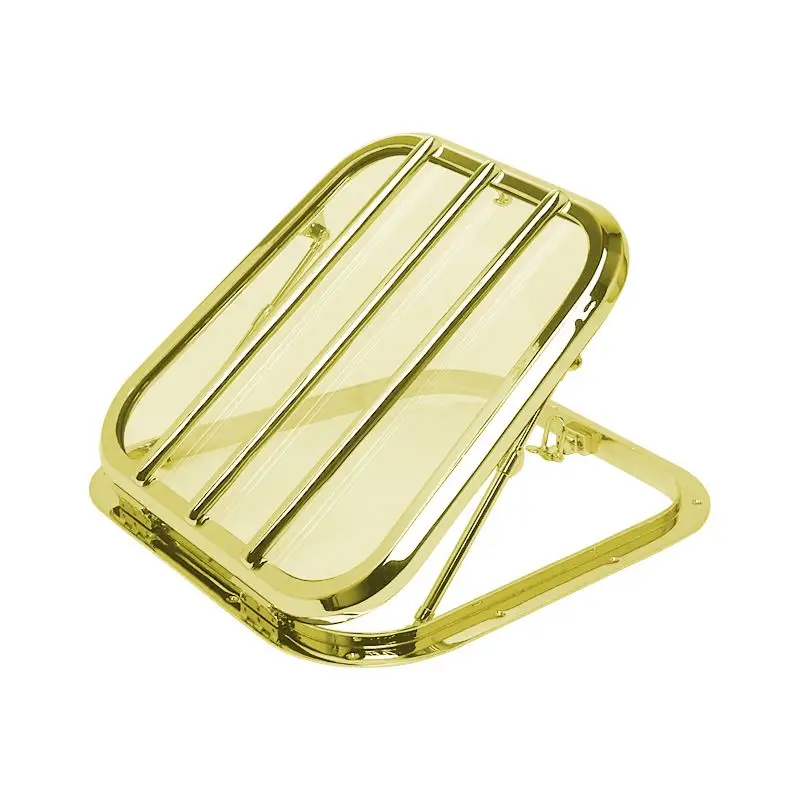 Soddisfatti O Rimborsati Passo d'uomo in ottone giallo lucido con Plexiglass scuro - Foresti e Suardi, disponibile su richiesta con cristallo - Nautica e Accessori Barche