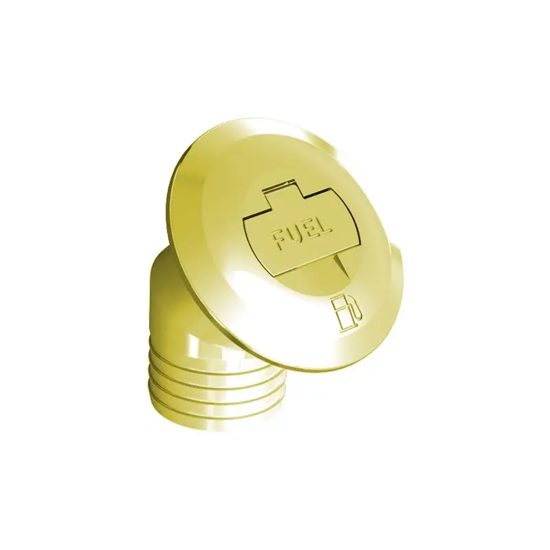 Tappi imbarco in ottone giallo lucido Ø 38 mm con levetta per apertura e serratura inclinato 30° - Foresti e Suardi Sconto