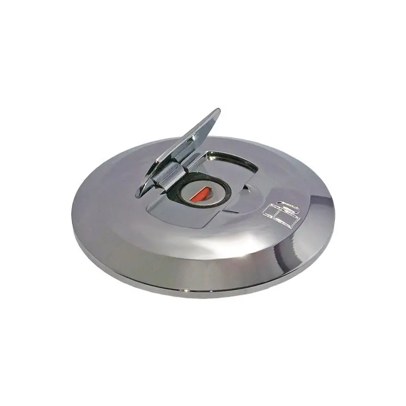 Tappo con Serratura in Ottone Argento Cromato Water - Foresti e Suardi, Sostituzione per Tappi Standard Serie 500-501-503 Nuovo Arrivo