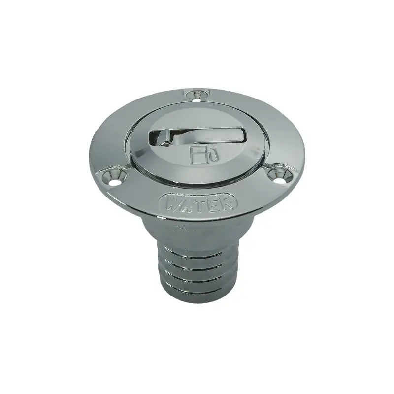 Tappi imbarco Foresti e Suardi in ottone argentato cromato Ø 38 mm con levetta a scomparsa - Ideali per nautica e barche Promozione