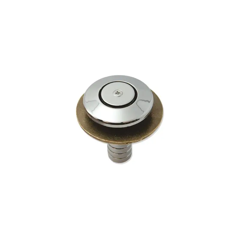 Sfiati carburante in ottone argento cromato Ø 19 mm - Foresti e Suardi - Sfiati a filo con reticella antifiamma per barche e nautica Ultima Occasione