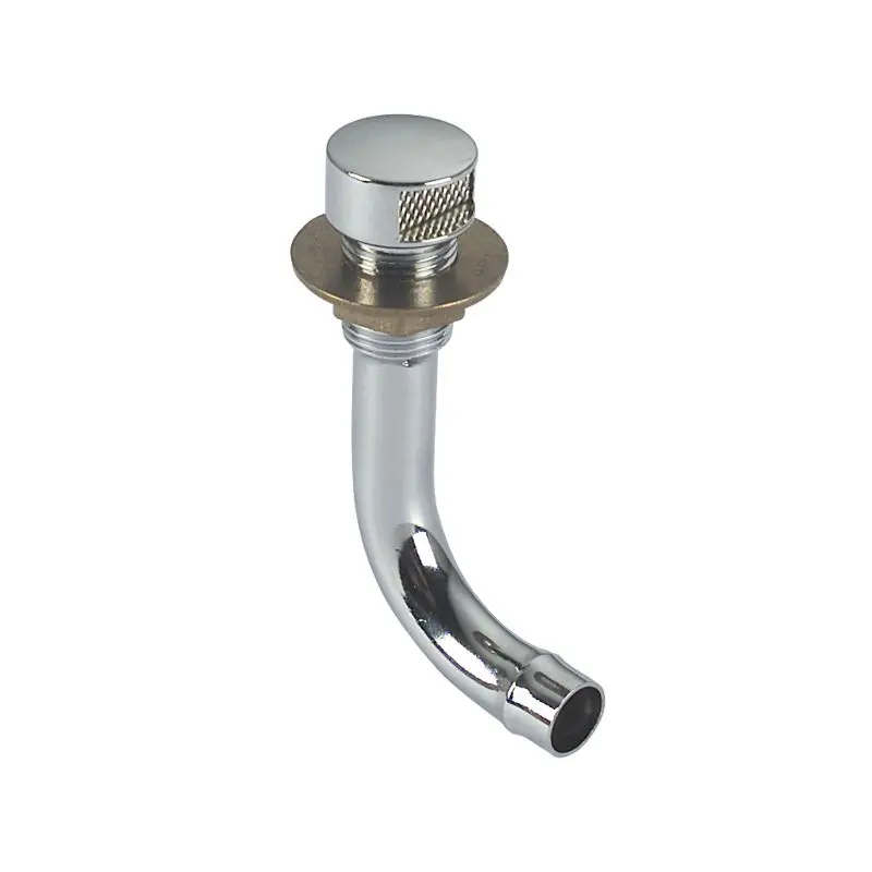 Promo Stagionale Sfiato Carburante in Ottone Argento Cromato Sinistro Ø 22 mm con Reticella Antifiamma - Foresti e Suardi