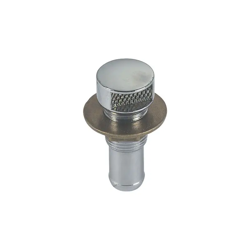 Sfiati Carburante Foresti e Suardi in Ottone Argento Cromato Ø 16 mm con Reticella Antifiamma - Sfiati Carburante ad Incasso Sicuri e Funzionali per Nautica e Vela Prezzo Scontato