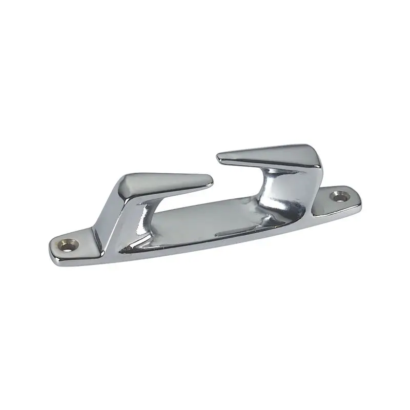 Affare Passacavi Incrociati in Ottone Cromato Sinistro Foresti e Suardi - Dimensioni 105 x 22 mm - Coppia di Passacavo Nautico