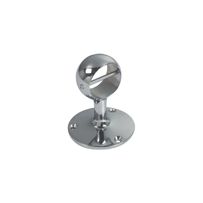 Direttamente Dal Produttore Supporto Intermedio in Ottone Argento Cromato Ø 36 mm per Pulpito Nautico - Foresti e Suardi