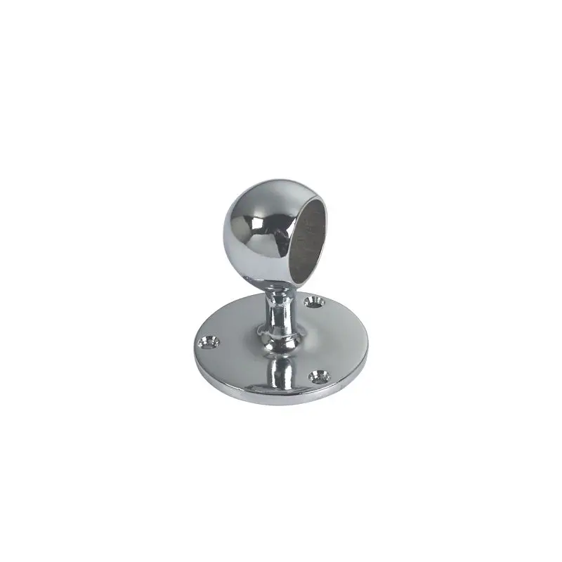 Supporto per Pulpito in Ottone Argento Cromato Ø 30 mm - Terminale Nautico Foresti e Suardi Ordina Subito