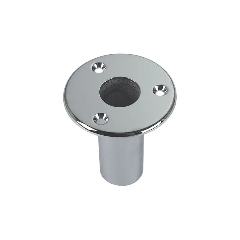 Supporto in Ottone Argento Cromato Ø 25 mm - Boccola per Vela e Nautica - Foresti e Suardi Ultima Occasione