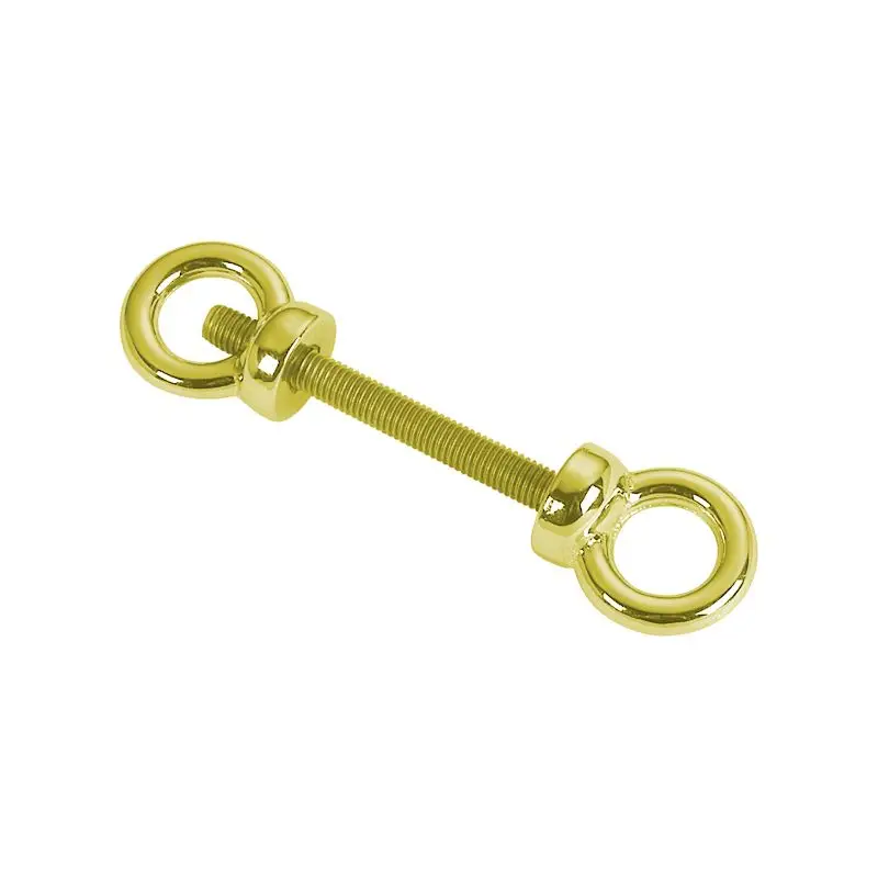 Anelli per ormeggio in ottone giallo lucido Ø 18 mm M10 - Foresti e Suardi Ultima Occasione