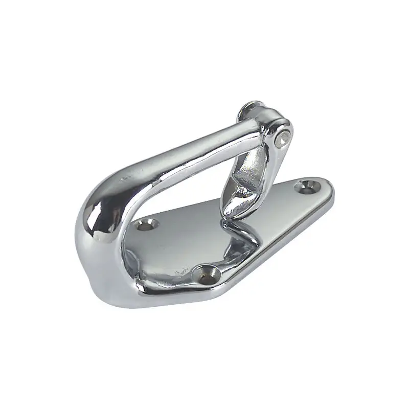 Offerta Limitata Bitta in ottone per traino sci Foresti e Suardi - Ottone argento cromato per vela e nautica