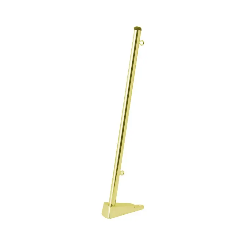 Non Perdere Porta Bandiera in Ottone Giallo Lucido Ø 13 mm 500 mm - Foresti e Suardi
