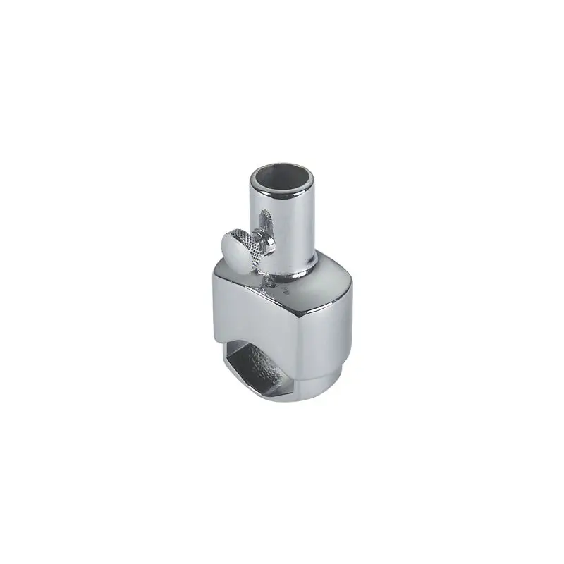 Prezzo Conveniente Supporto in Ottone Cromato per Asta Ø 20 mm - Foresti e Suardi, Idoneo per Aste in Ottone Argento, Modello 191B